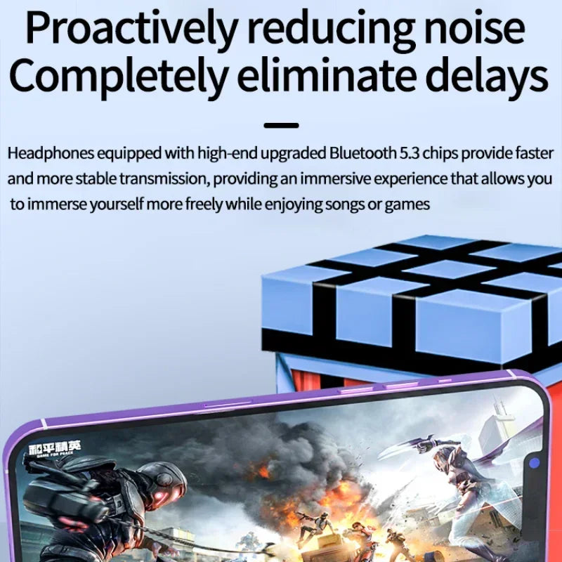 Xiaomi Buds Bluetooth 5.3 Earphones TWS Wireless Headphones Noise Reduction Earbuds Hifi Stereo Sound Headphone Headset With Mic