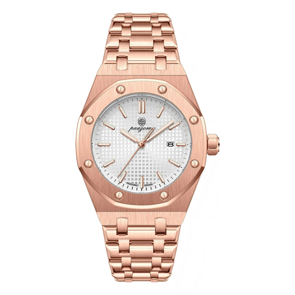 PAAZOMU Top Luxury Man Watch Waterproof Luminous Date Men Watch Stainless Steel Male Clock Sport Fashion Men's Quartz Watches