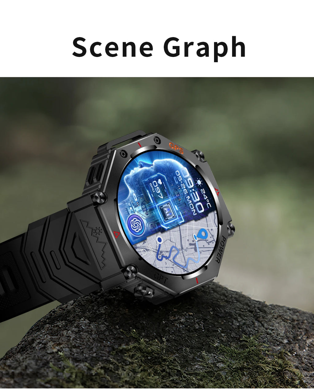 2025New T-Rex 3Ultra Outdoors GPS Smart Watch 10ATM IP68 Waterproof Tactical Flashlight Compass Outdoor sport high-end watch Men