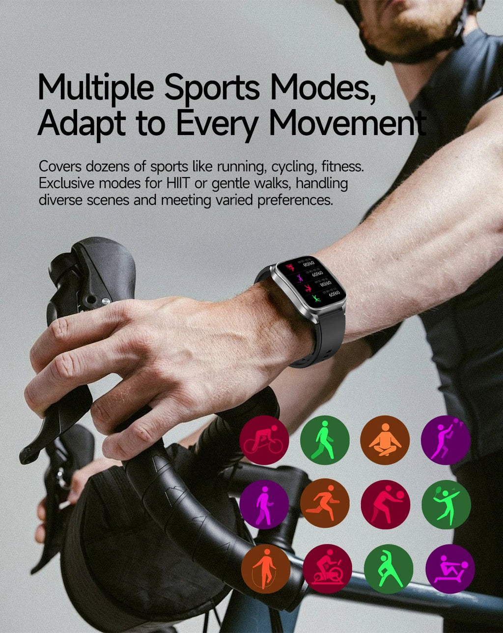 2025 New Laser therapy+ECG+HRV High-end Health Watch Men Body analysis Blood pressure lipids Uric acid Health Tracker Smartwatch