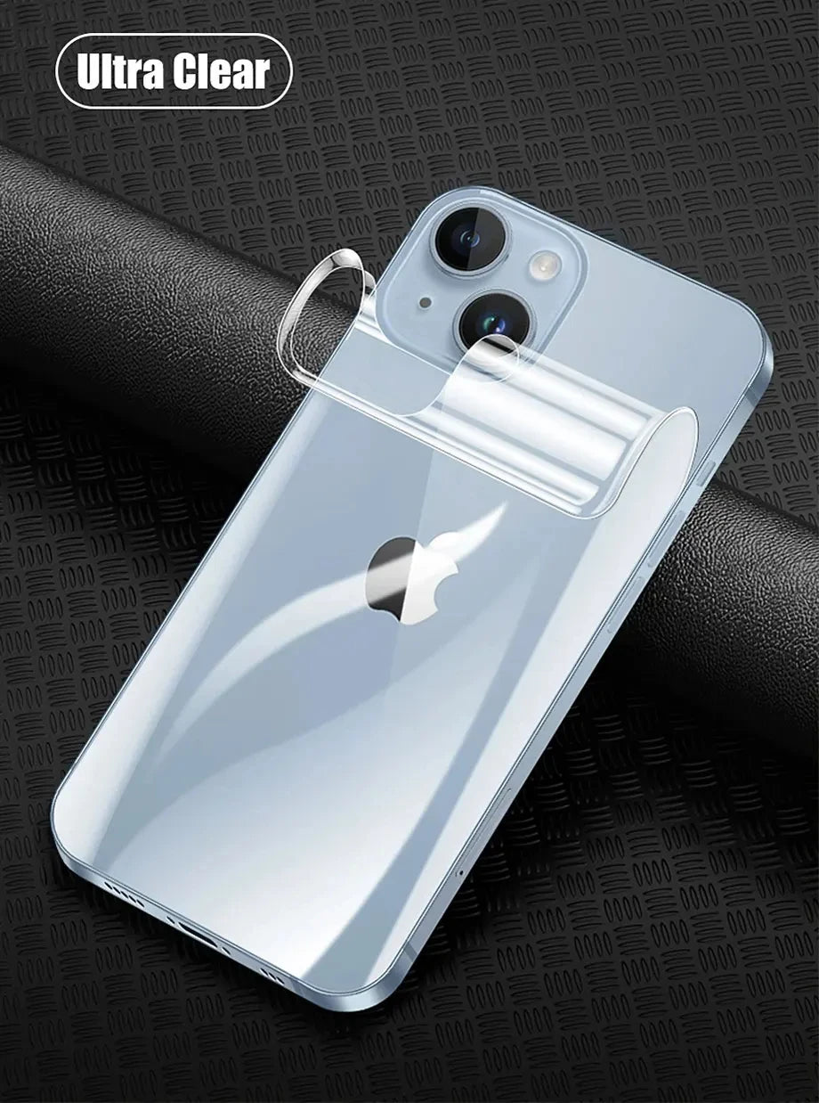 4PCS Hydrogel Film For iPhone 11 12 13 14 15 16 Pro Max Screen Protectors For iPhone 14 15 16 Plus 11 12 13 Back Film Not Glass