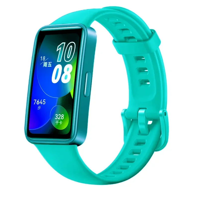 Soft Sport Watch Bands For Huawei Band 10 9 8 NFC Replacement Wrist Silicone Bracelet on Smart band 9 10 Watch Strap Accessories