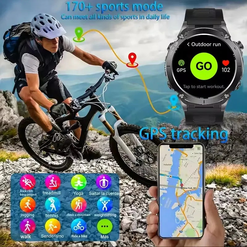 2025 New For Xiaomi IOS Ultra GPS Smart Watch 10ATM Waterproof Built-in Dual-band GNSS Compass Military Sport Men SWIM Bracelet