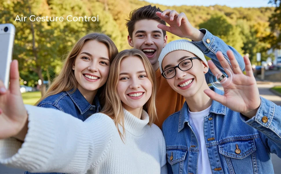 2025 New SR08 Smart Ring Men Women LED Display Screen Heart Rate Blood Oxygen Monitoring 5ATM Waterproof Multi Sports Modes Gift