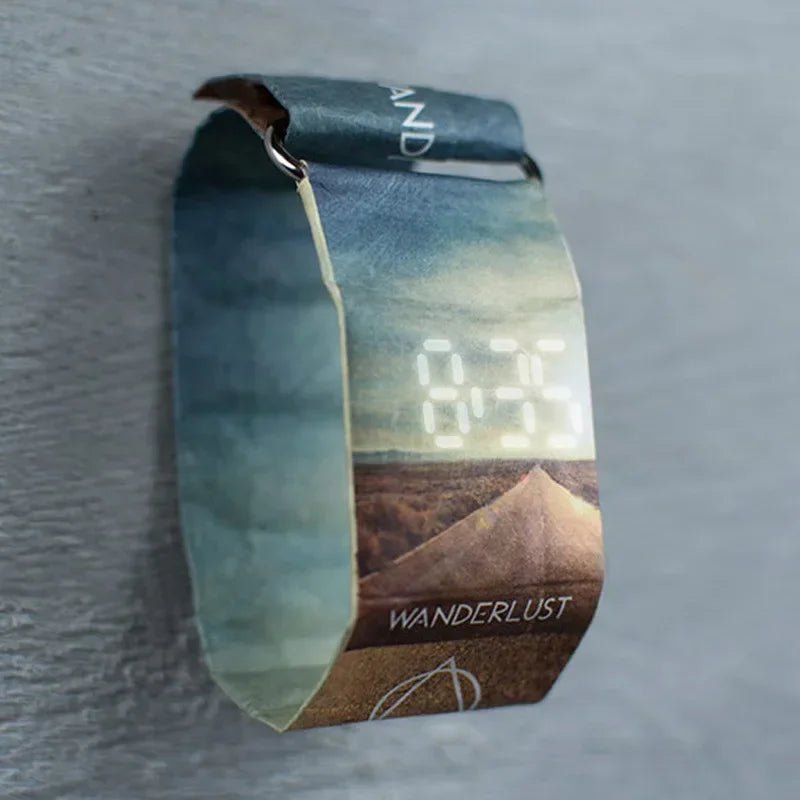 Smart Watch 2025 Trend PaperWatch PaprseWatch Paper Waterproof Youth Peple  Electronic Creative Variety of Styles