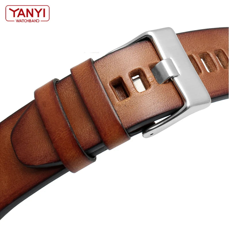 Genuine Leather watch strap For Diesel Dz7406 Dz7408 Dz4476 Dz4343 Cowhide WatchBand wristband bracelet Accessories 22 24mm 26mm