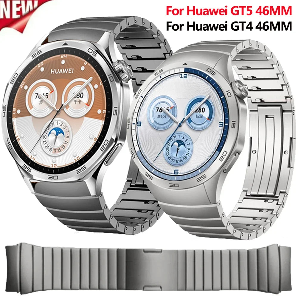 Quick release Strap for Huawei Watch GT5 46mm Original Metal Stainless Steel Wristband for 22mm Huawei Watch GT5 GT4 46mm Band