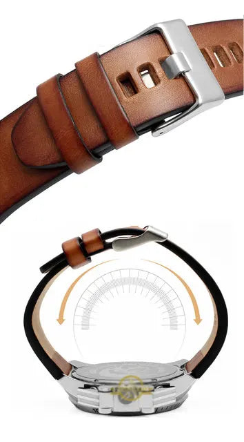 Genuine Leather watch strap For Diesel Dz7406 Dz7408 Dz4476 Dz4343 Cowhide WatchBand wristband bracelet Accessories 22 24mm 26mm