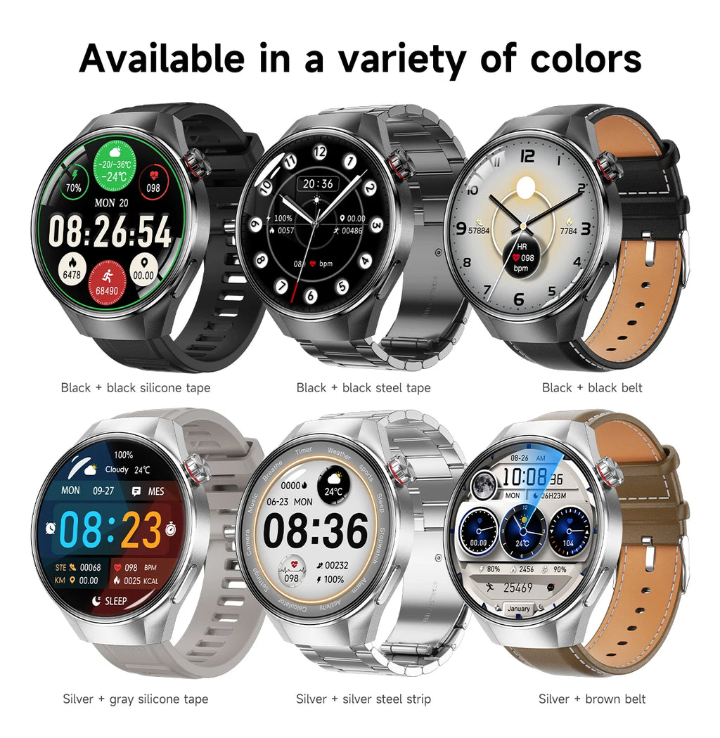 2025 New Watch G5 PlUS Smart Watch Men 1.75" HD AMOLED Screen GPS Track Heart Rate Bluetooth Call Compass SmartWatch