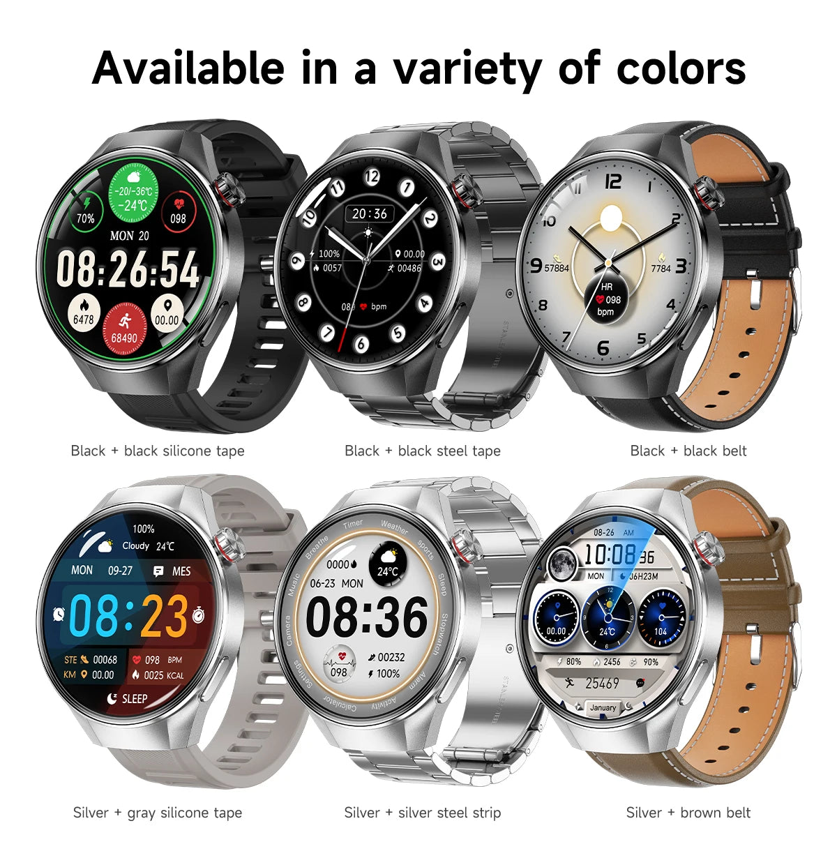2025 New Watch G5 PlUS Smart Watch Men 1.75" HD AMOLED Screen GPS Track Heart Rate Bluetooth Call Compass SmartWatch
