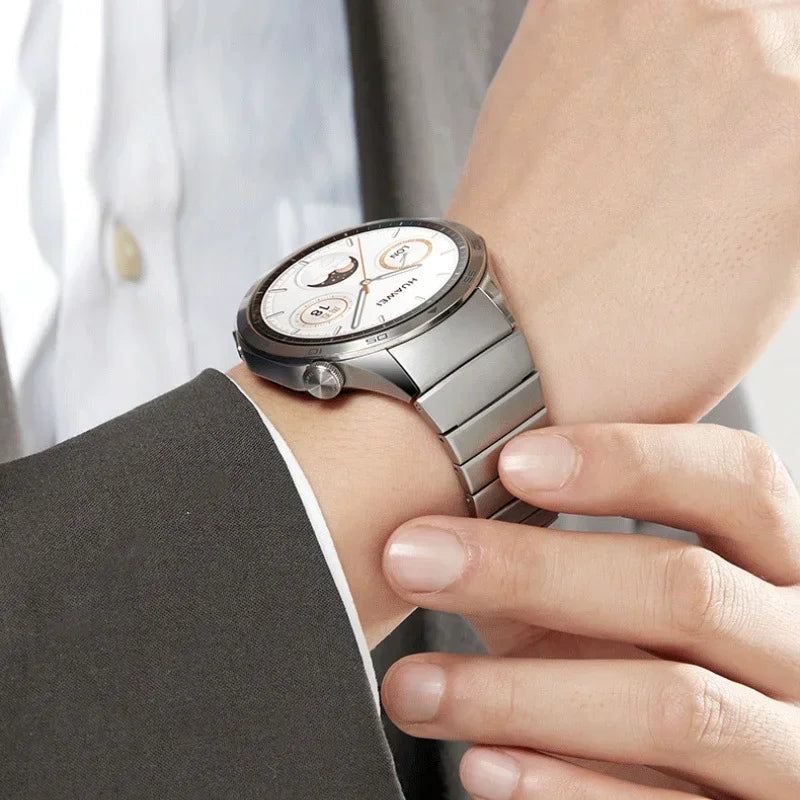 Quick release Strap for Huawei Watch GT5 46mm Original Metal Stainless Steel Wristband for 22mm Huawei Watch GT5 GT4 46mm Band