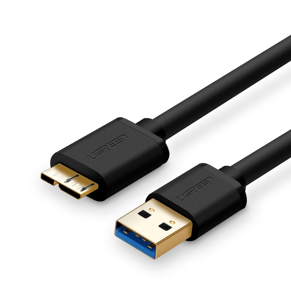 NNEDSZ 3.0 A Male to Micro USB 3.0 Male Cable 0.5m (Black) 10840-0