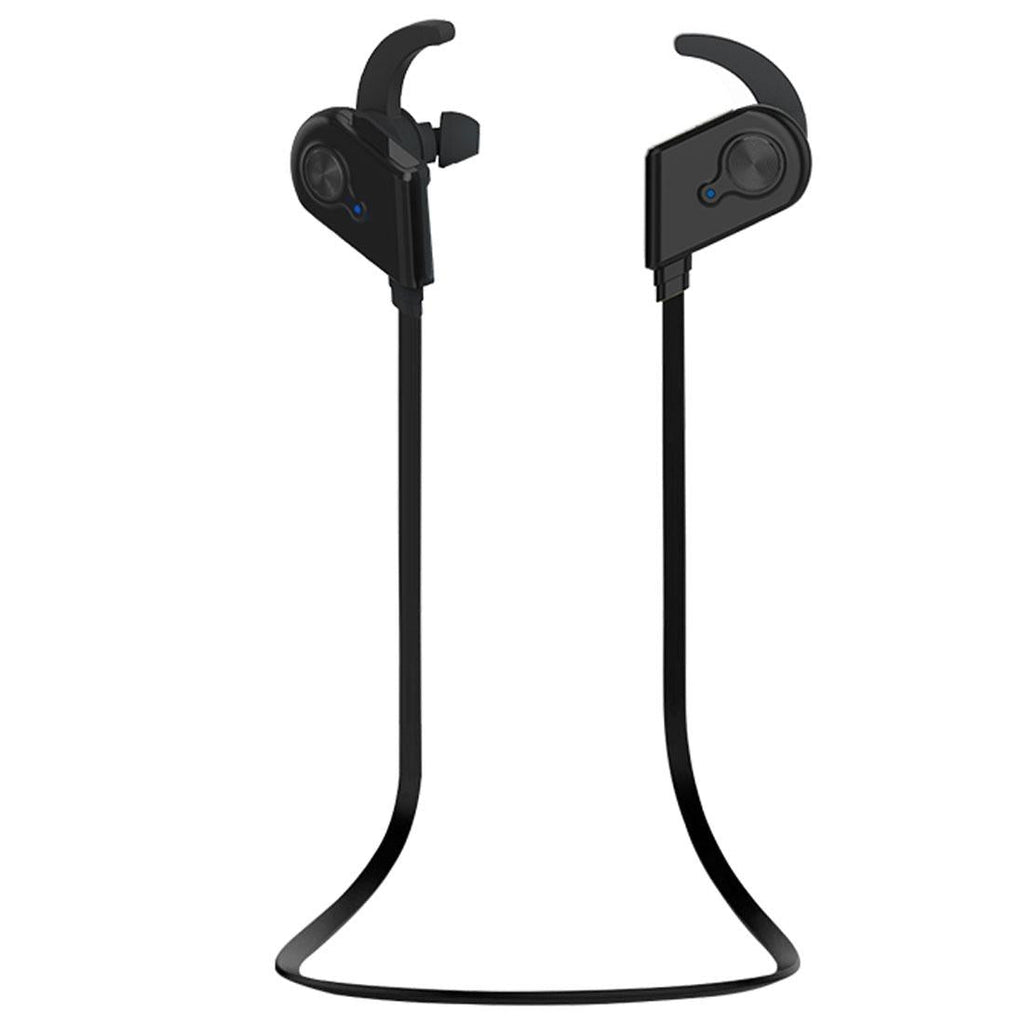 NNEDSZ Wireless Bluetooth In-Ear Headset With Magnetic Switch & Indicator Light - Black-0