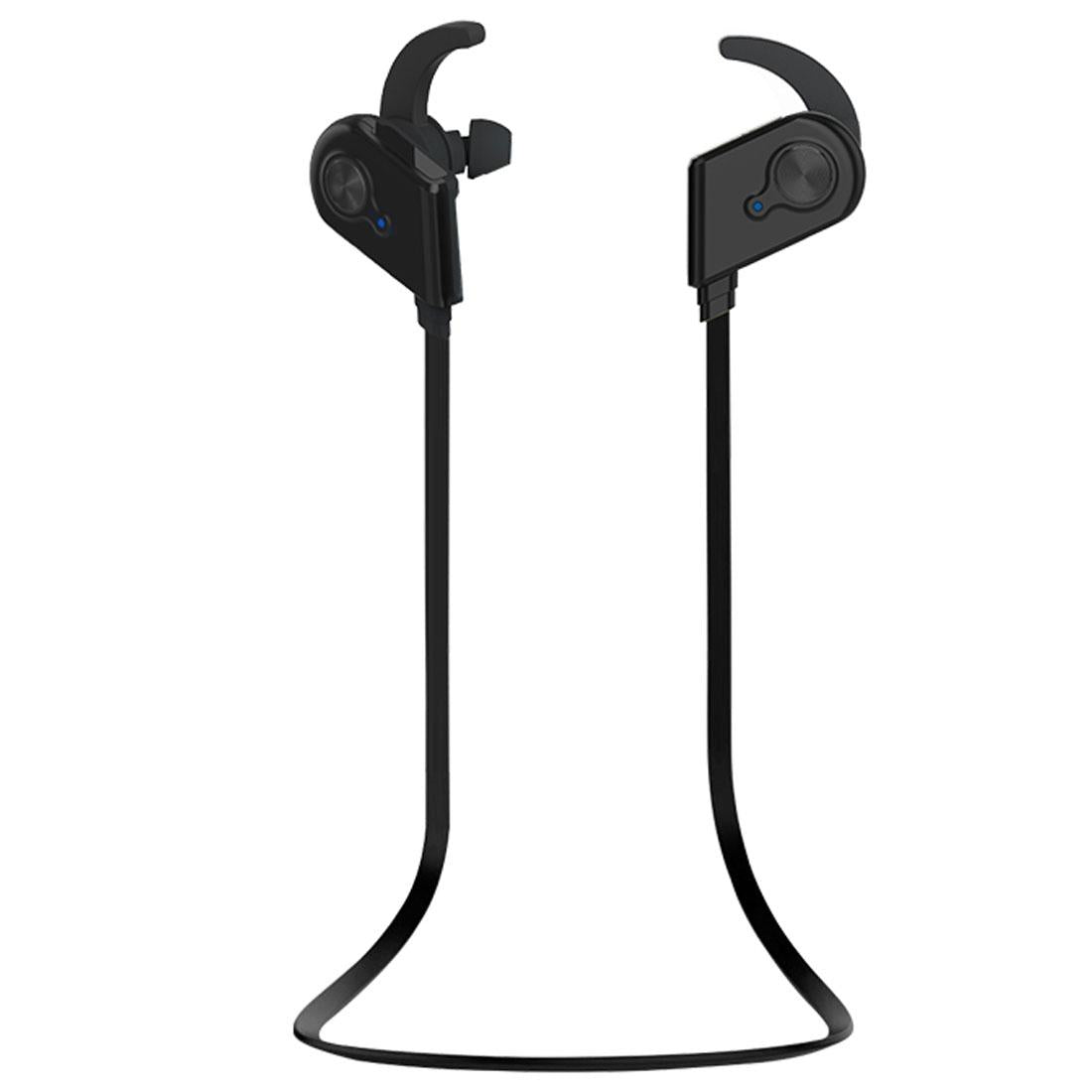 NNEDSZ Wireless Bluetooth In-Ear Headset With Magnetic Switch & Indicator Light - Black-0