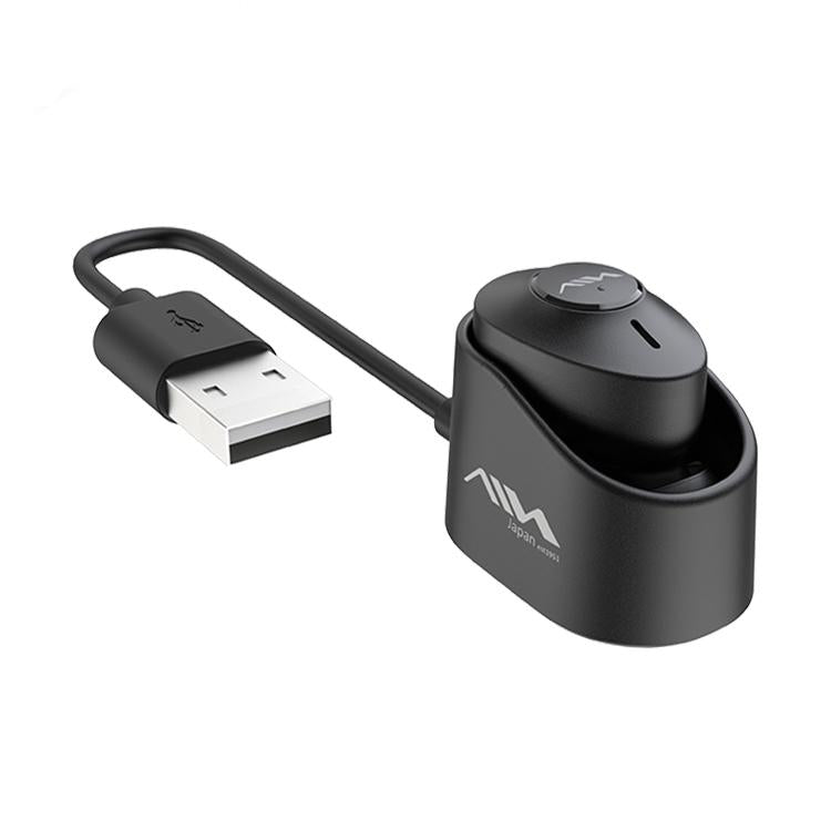 NNEDSZ Wireless Bluetooth Earphone With Charging Box - Single - Black-0