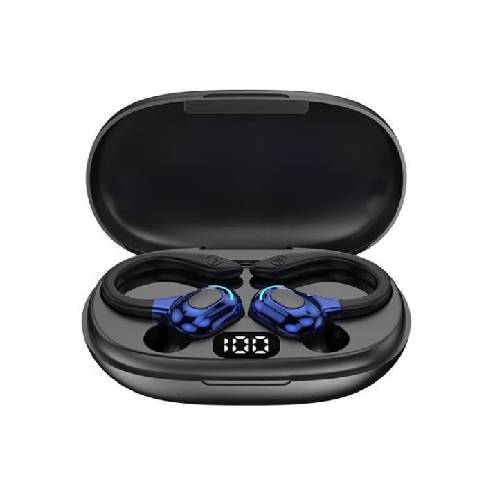 NNEDSZ Wireless Bluetooth Earphones With Charging Case - F8 - Green Double Ear-1