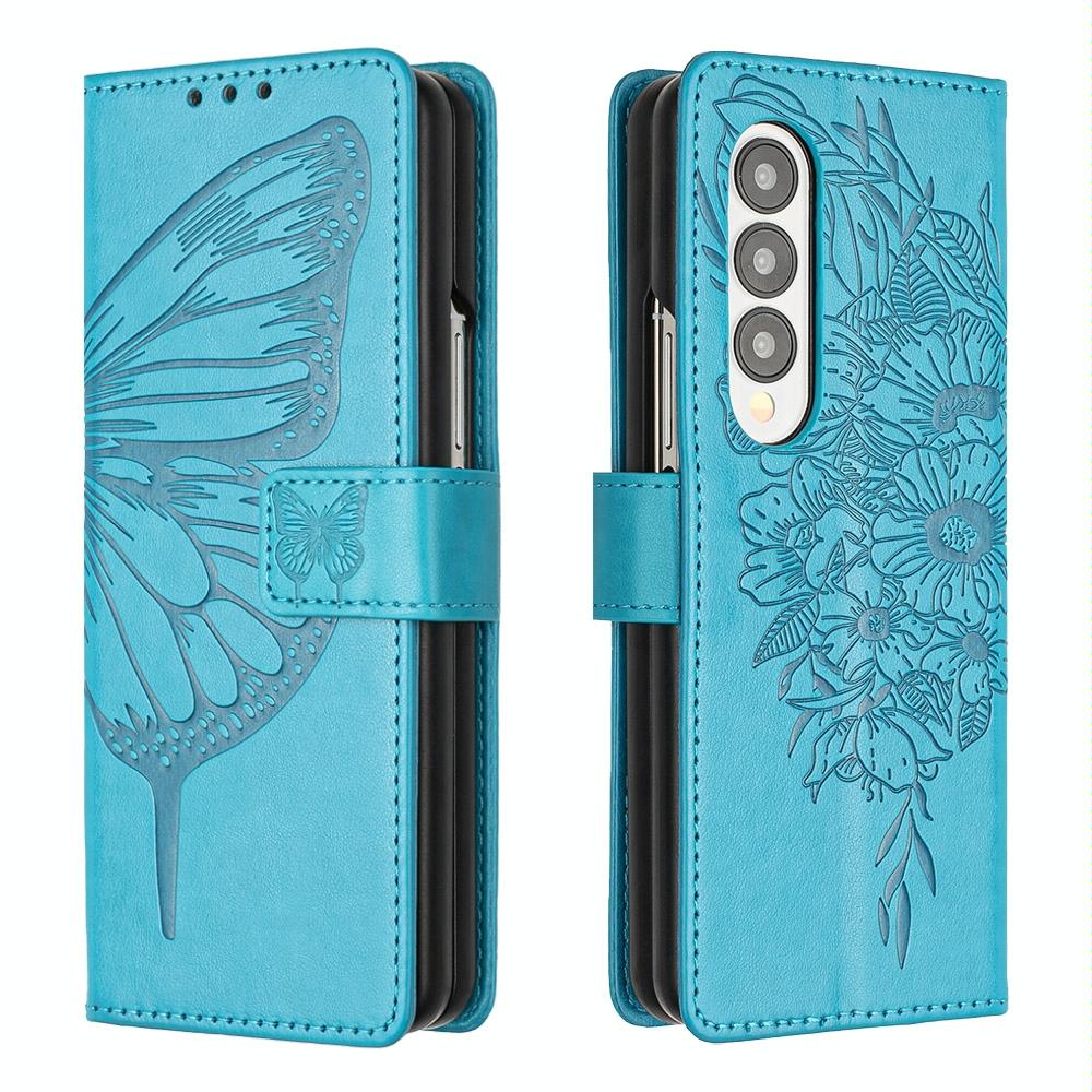 NNEDSZ Butterfly Embossed Leather Phone Case - Black-1