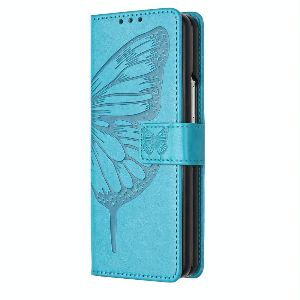NNEDSZ Butterfly Embossed Leather Phone Case - Black-2
