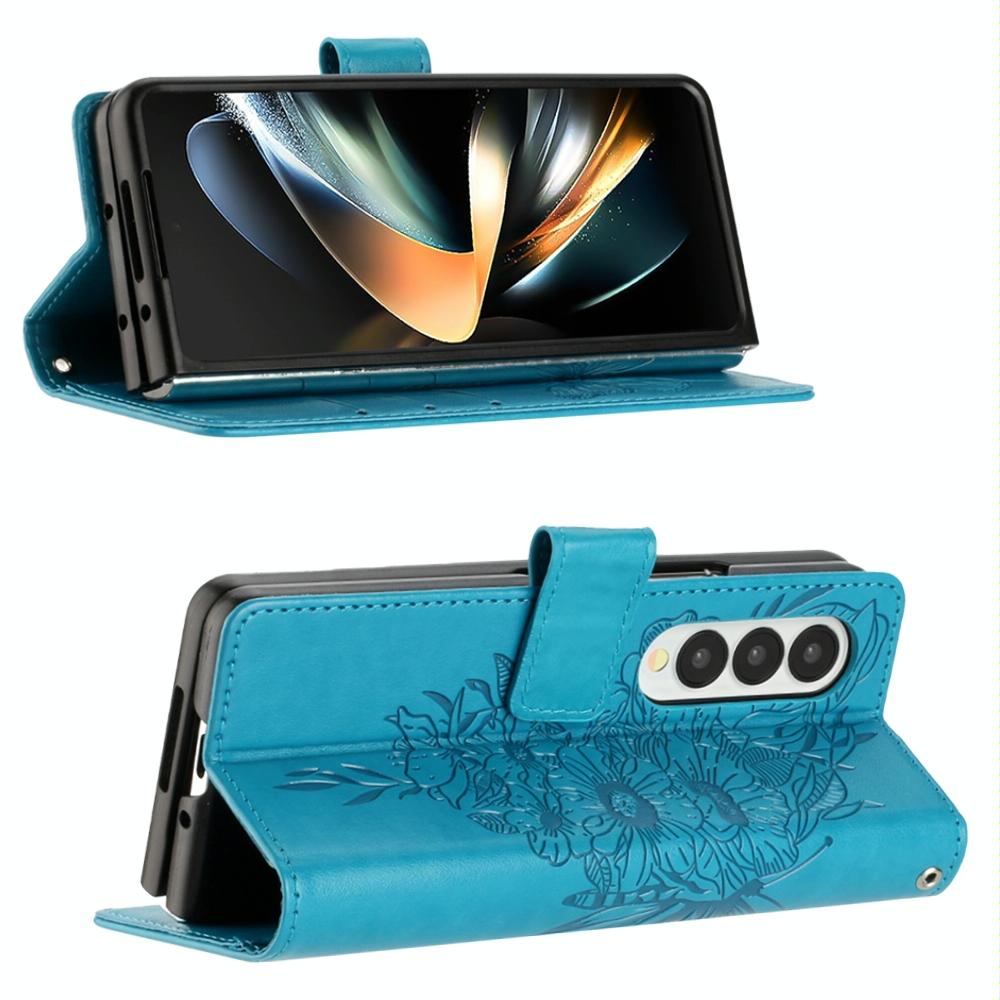 NNEDSZ Butterfly Embossed Leather Phone Case - Black-4