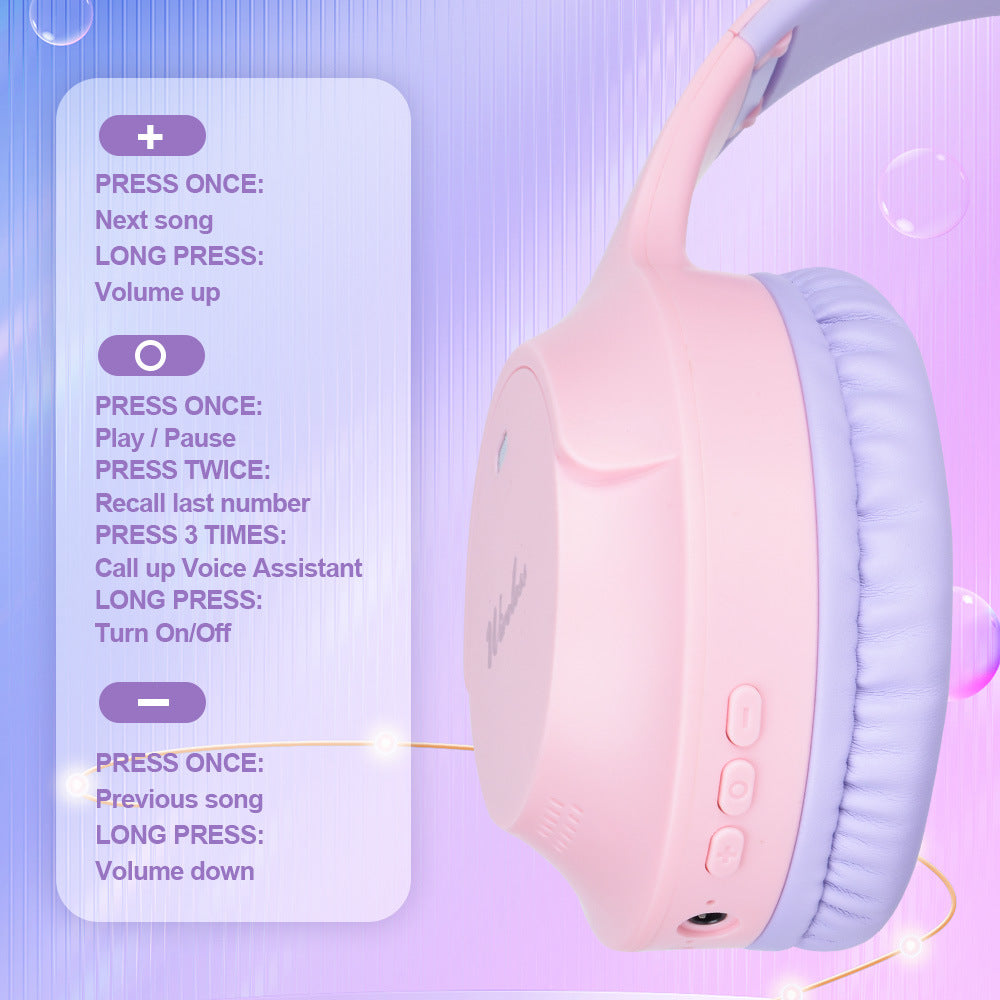 NNEDSZ Khaki Wireless Bluetooth Headphones with Hi-Fi Bass, Foldable Design, and Card Slot-2