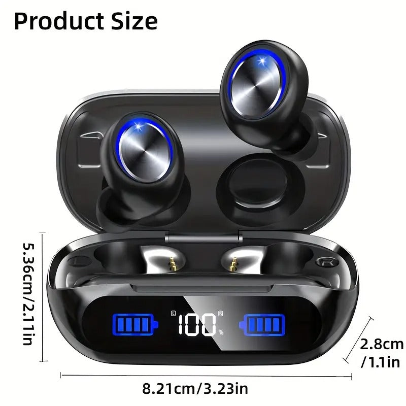 NNETM Wireless Earbuds Playtime Bluetooth 5.3 Noise Cancelling-1