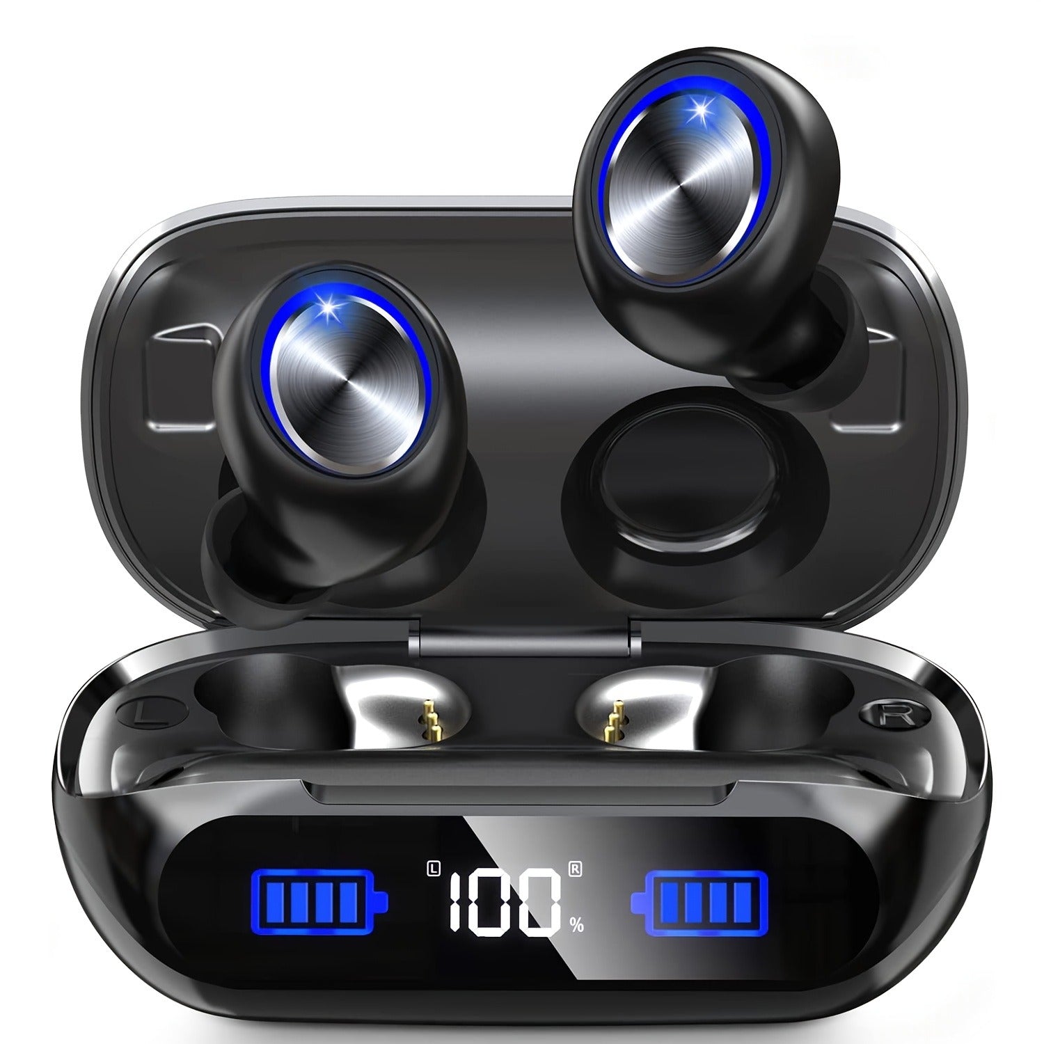 NNETM Wireless Earbuds Playtime Bluetooth 5.3 Noise Cancelling-3