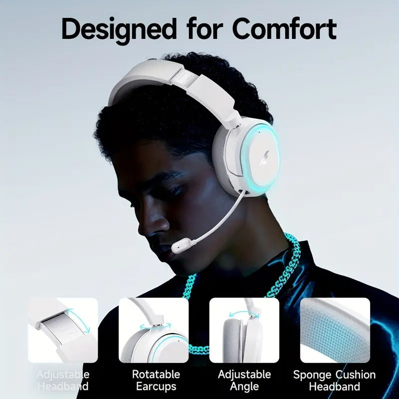 NNETM Wireless Gaming Headset with Surround Sound-1