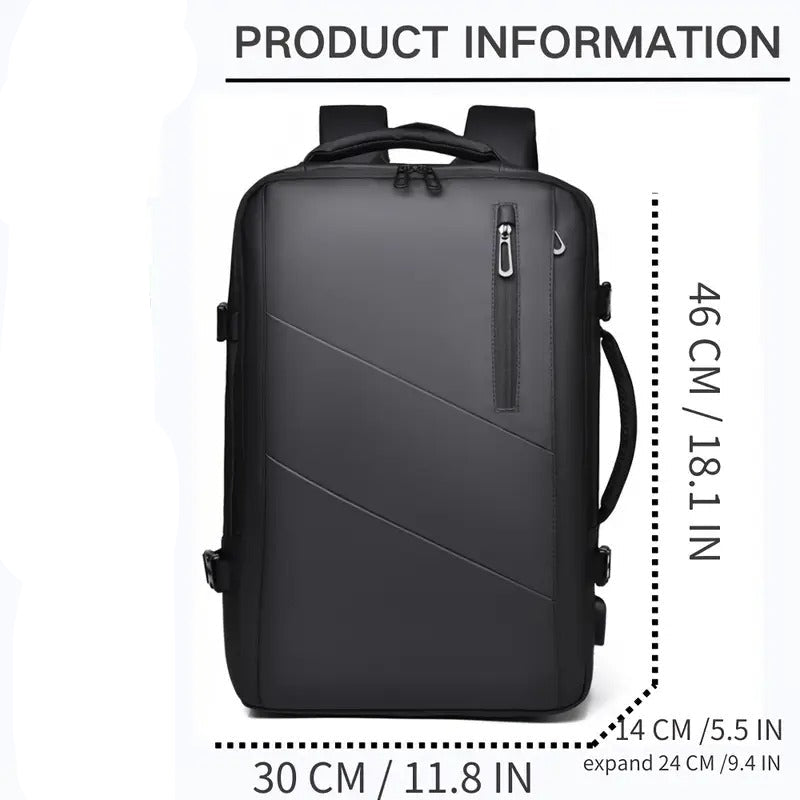 NNETM Multifunctional Travel Backpack with USB Charging